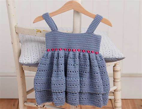 Grace And Charm Crochet Baby Dress 627