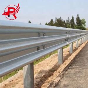 Wholesale Hot Dip Q235 Galvanized Steel Metal Beam Highway Guardrail Crash Barrier Manufacturer