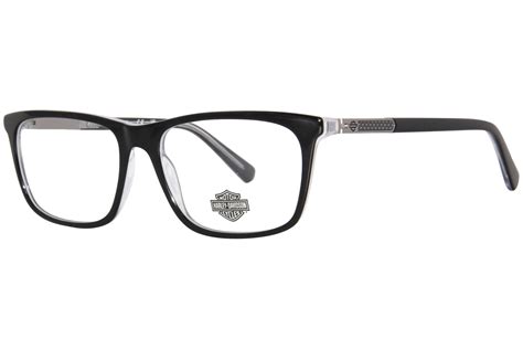 Harley Davidson Hd0975 003 Eyeglasses Mens Blackcrystal Full Rim 57 17 145