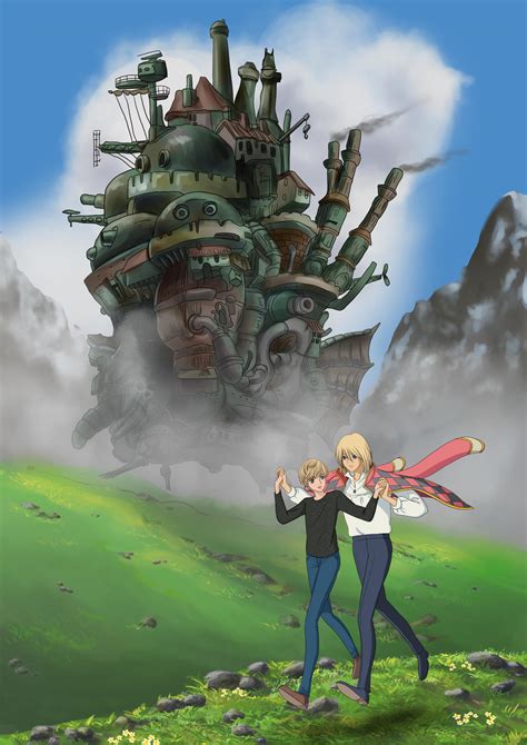 Ghibli Inspired Commission Howls Moving Castle By Choyuki On Deviantart