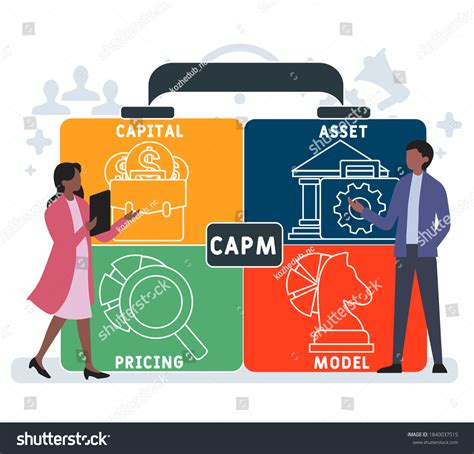 Flat Design With People Capm Capital Asset Royalty Free Stock