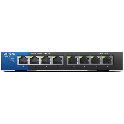 Linksys LGS108 8 Port Desktop Gigabit Switch