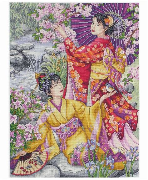 Geishas Maia Collection Counted Cross Stitch Kit Stitch Shop