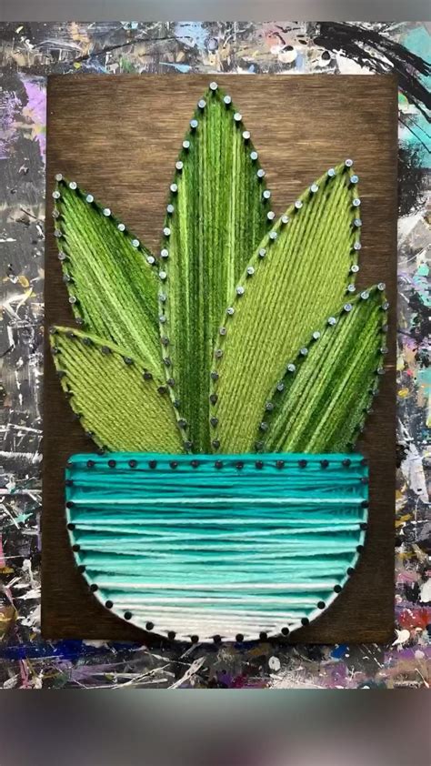 Ombre Bowl Succulent String Art Artofit