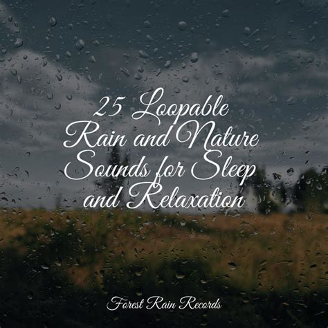 25 Loopable Rain And Nature Sounds For Sleep And Relaxation Album By