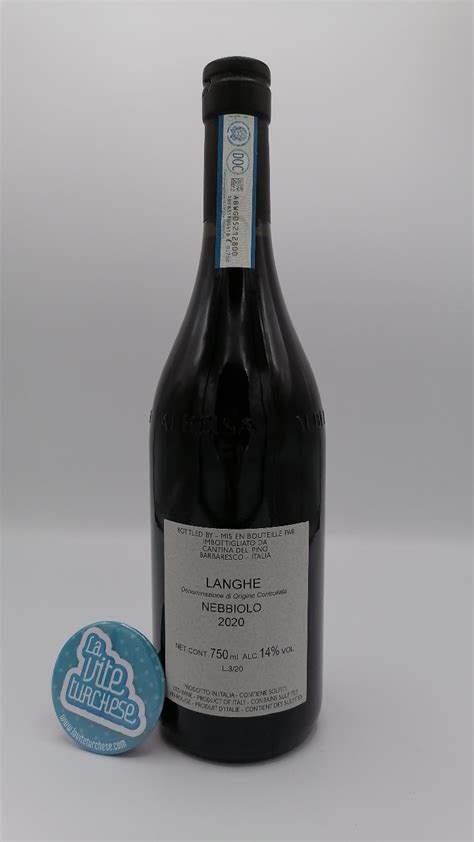 Cantina Del Pino Langhe Nebbiolo 2020 La Vite Turchese