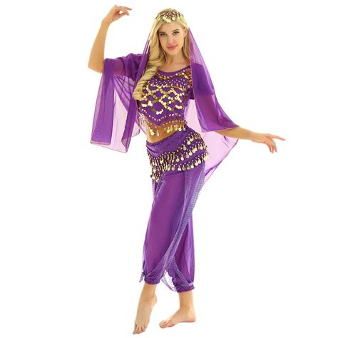 Purple Belly Dancer Costume Atelier Yuwaciaojp