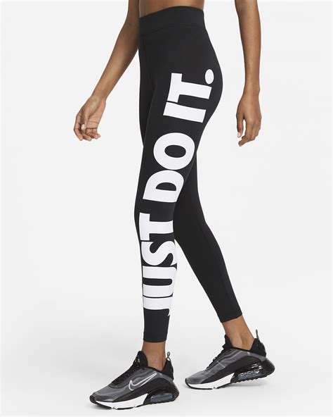 Nike Sportswear Essential Women S High Waisted Graphic Leggings Nike PT