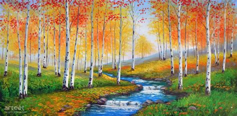 Forest of Gold | Art Paintings for Sale, Online Gallery