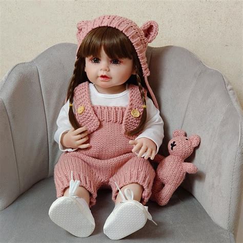 Купить 55 см куклы реборн, силиконовые виниловые куклы всего тела ...