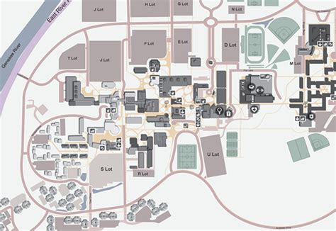 Rochester University Campus Map