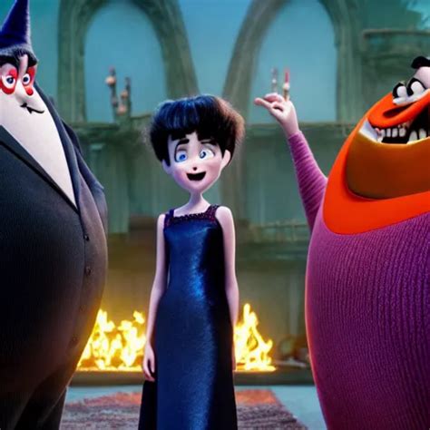 A Still From The Live Action Hotel Transylvania Movie Stable Diffusion