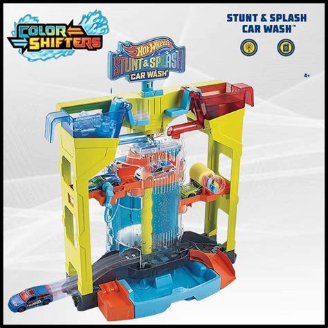 Игровой набор Hot Wheels Car Wash меняющий цвет GRW HY A A купить с доставкой