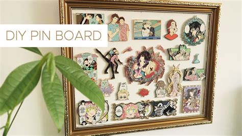 Diy Anime Pin Board Enamel Pin Collection Collector Displaying My