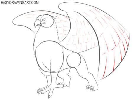 How to Draw a Griffin - Easy Drawing Art