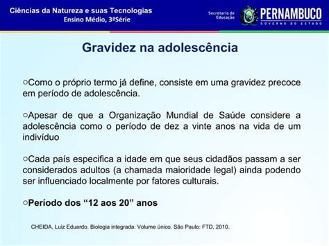 Gravidez Na Adolesc Ncia Dsts E M Todos Contraceptivos Ppt