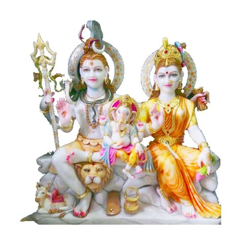 Traditional White Marble Shiv Parivar Statue Home At Rs In Jaipur