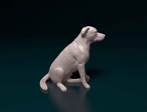 Huntaway dog 3D model 3D printable | CGTrader