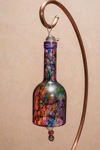 Wine Bottle Wind Chimes Visual Arts Katonah Art Center