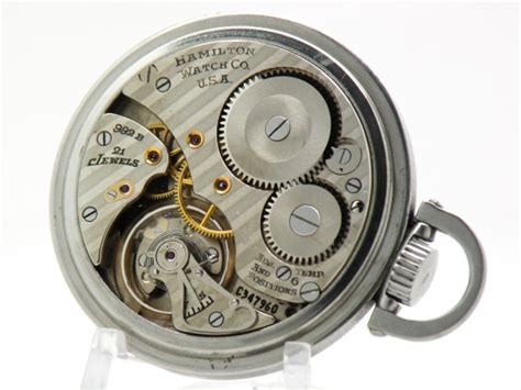 Hamilton Pocket Watch Railway Special Grade 992B Housed In This Model