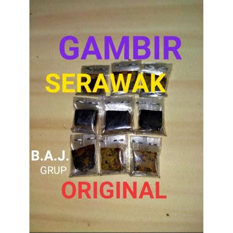 Jual AMPUH HERBAL GAMBIR SIAM ATAU SERAWAK PADAT Shopee Indonesia