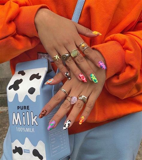 Pin By Jada Shavon On Jewelry And Accessories Cow Nails Cute Nails