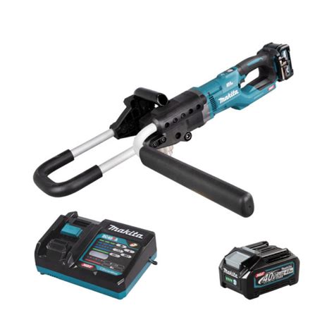 Makita Dg Gm V Akku Erdbohrer Xgt Mit X Ah Akkus Und Ladeger T