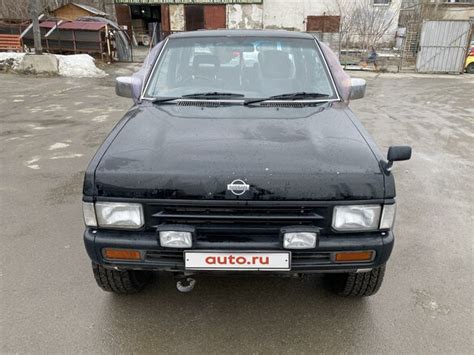 Купить б у Nissan Datsun D21 2 7d At 100 л с 4wd дизель автомат в Озёрске чёрный Ниссан