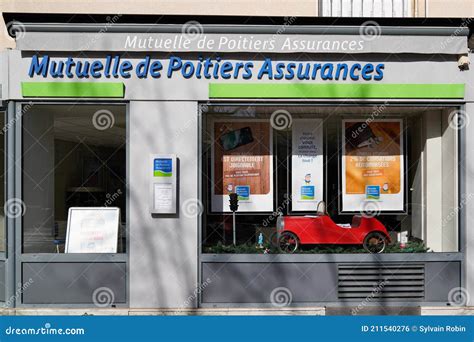 Mutuelle De Poitiers Assurances Logo Brand And Text Sign Front Of