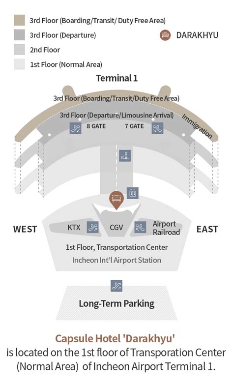 Terminal Incheon Airport Map