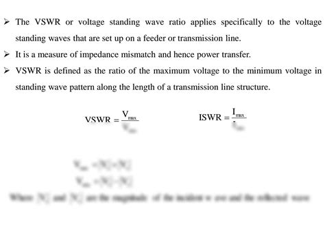 Solution Vswr Voltage Standing Wave Ratio Studypool