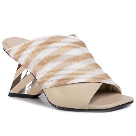 Pantoletten United Nude Rockit Op Sandal Nude Eschuhe De