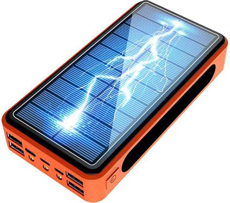 Solar Charger Mah Wireless Portable Solar Power Bank External