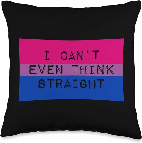 Amazon Bisexual Pride Jokes And Quotes Aesthetic Merch I Can T Even Think Straight Gay