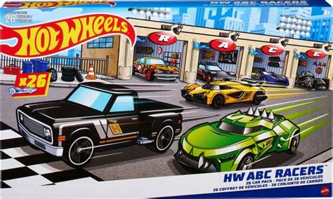 Hot Wheels Abc Racers Zestaw Autek Z Literkami Mattel