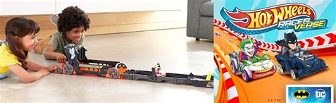 Hot Wheels Toy Car Track RacerVerse Batmans Escape Chase Vehicle Transforms Into Lane