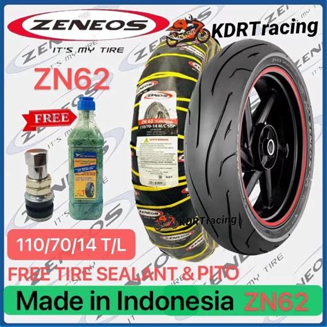 Zeneos Zn Free Tire Sealer Pito Motorcycle Tire Gulong Tubeless