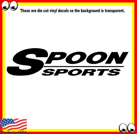 SPOON SPORTS Logo Vinyl Decal Sticker Honda JDM spoon sports - Decals & Vinyls