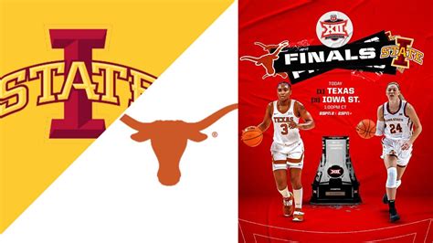 1 Texas Vs 3 Iowa State 2023 Big 12 Tournament Championship 3