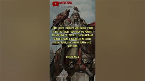 Genghis Khan Quotes For Motivation If You Had Not Committed Great Sins