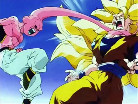 Goku Ssj3 Vs Majin Buu