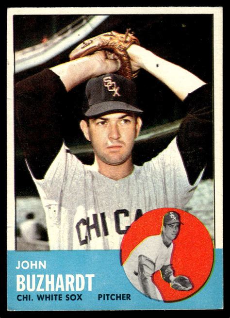 Topps John Buzhardt Chicago White Sox Baseball Card Ebay