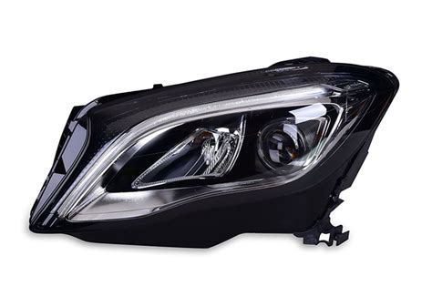 Pcs For Benz Amg Gla Headlights Assembly Bi Xenon Lens Projector Led