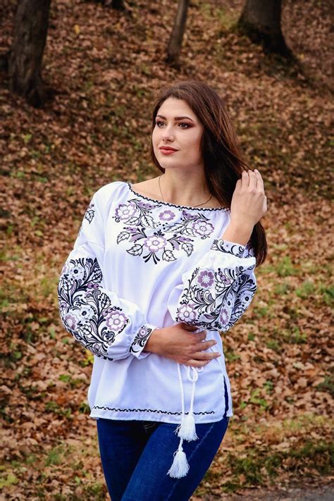 Вишиванка, жіноча вишивана блузка на домотканому полотні (Арт. 02181 ...