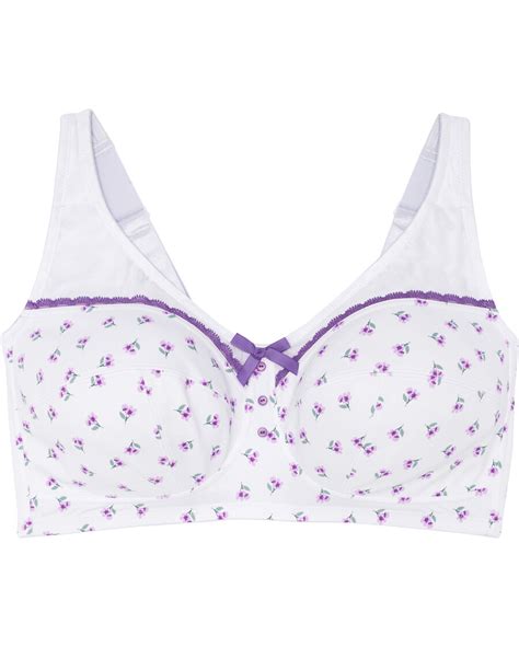 Soft BH lila Akzente Janina curved verstellbare Träger Art 1178414