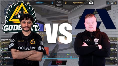 GODSENT Vs Apeks Rebels Highlights DreamHack Winter 2023 BYOC CS2