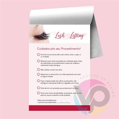 FICHA DE ANAMNESE Cuidados Lash Lifting VP Design