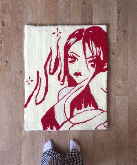 Custom Handmade Tufted Anime Rug Etsy