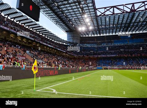 A general view inside the stadium during the Serie A 2022/23 football ...