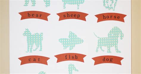 mae armstrong designs: DIY Animal Silhouettes Wall Art